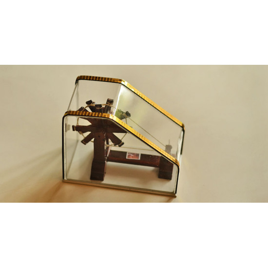 Swavalamban ~ Charkha { Brown . 11.5cm }